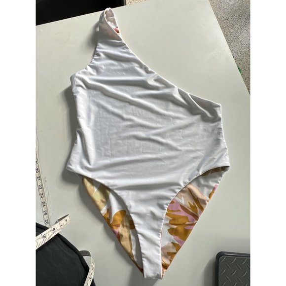 Baiia Summer Bahamas One Shoulder Swimsuit Womens 24 One Piece Beach Resort - Picture 7 of 8